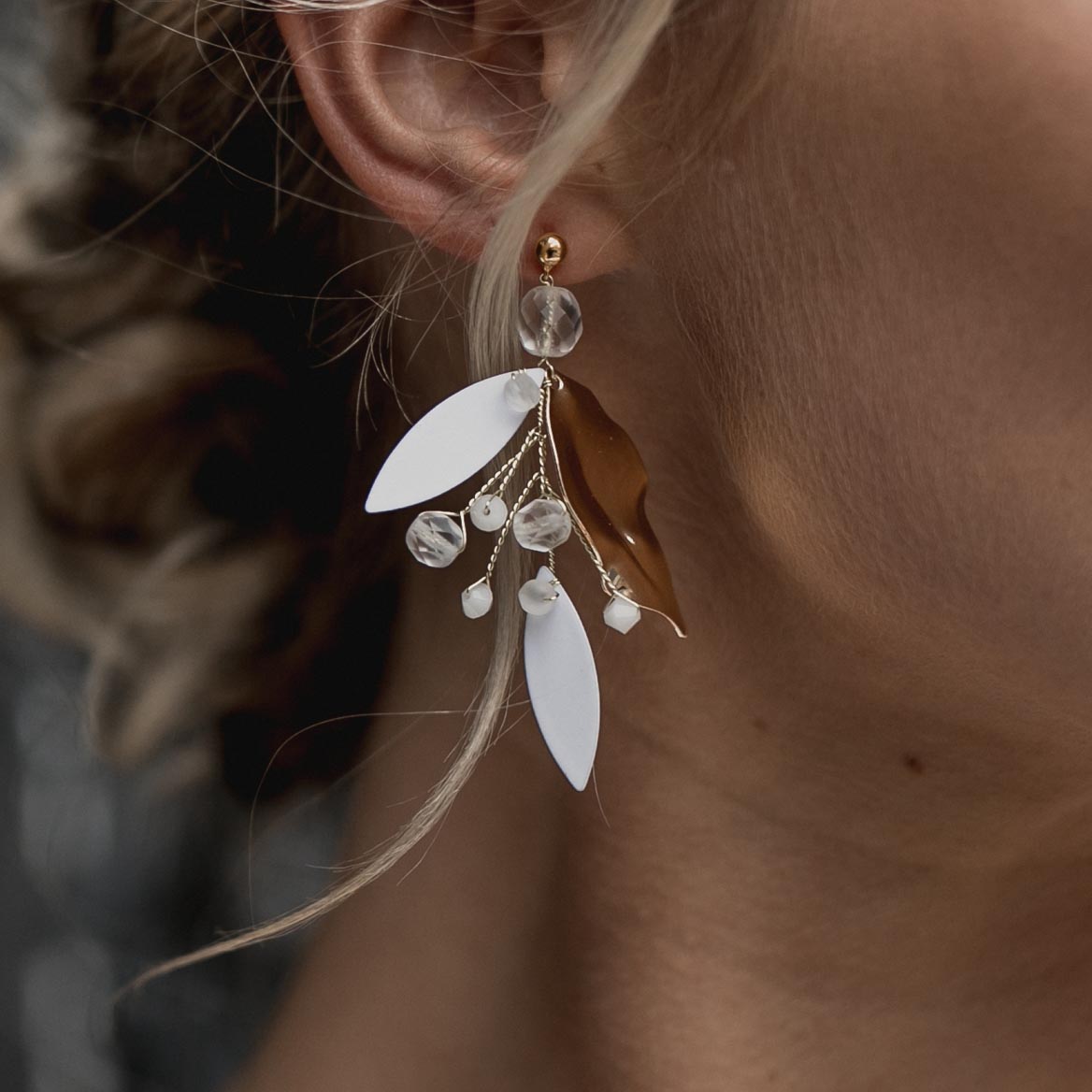 Boucles d'oreilles pour mariage