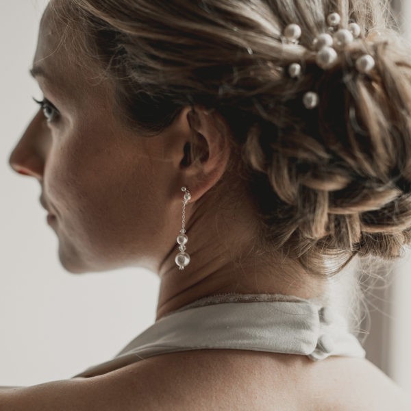 epingle à chignon pour coiffure de mariage avec perles boules